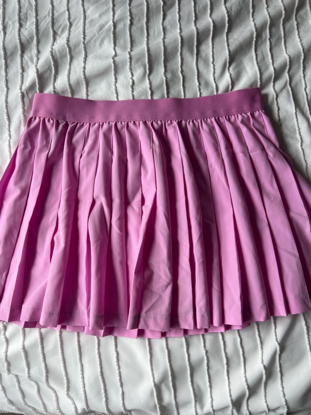 Women's Pink Pleated Skirt